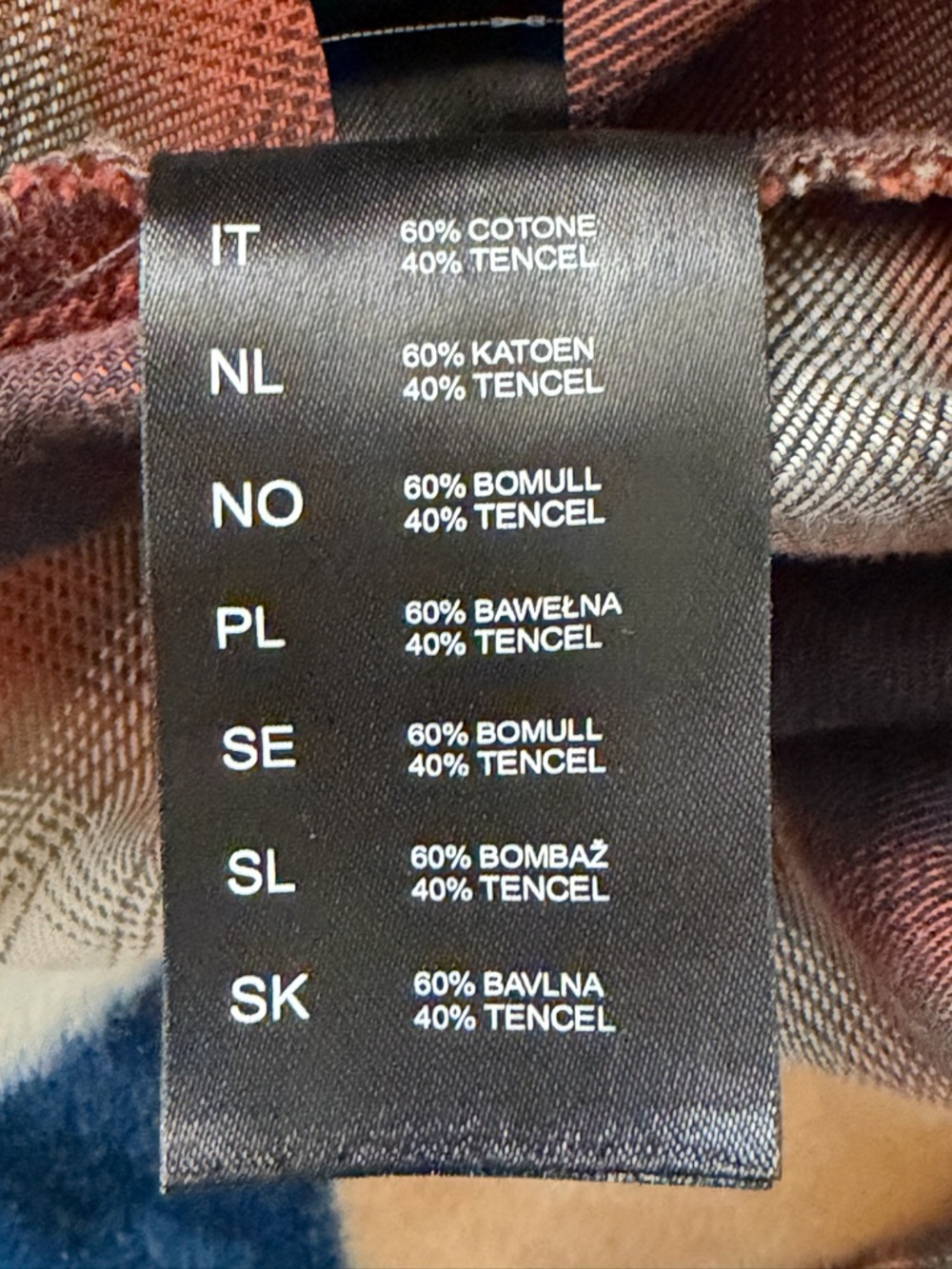 Kuhl Medium Brown, Orange & Black Plaid Flannel Shirt - Picture 13 of 13